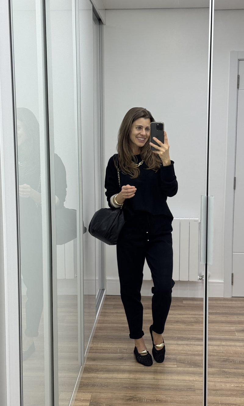 blusa anselmi feminina ampla preta